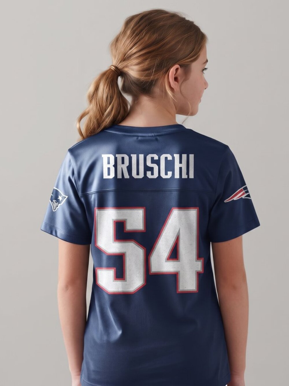 NFL Bruschi Navy Blue Women's Jersey - Size: S